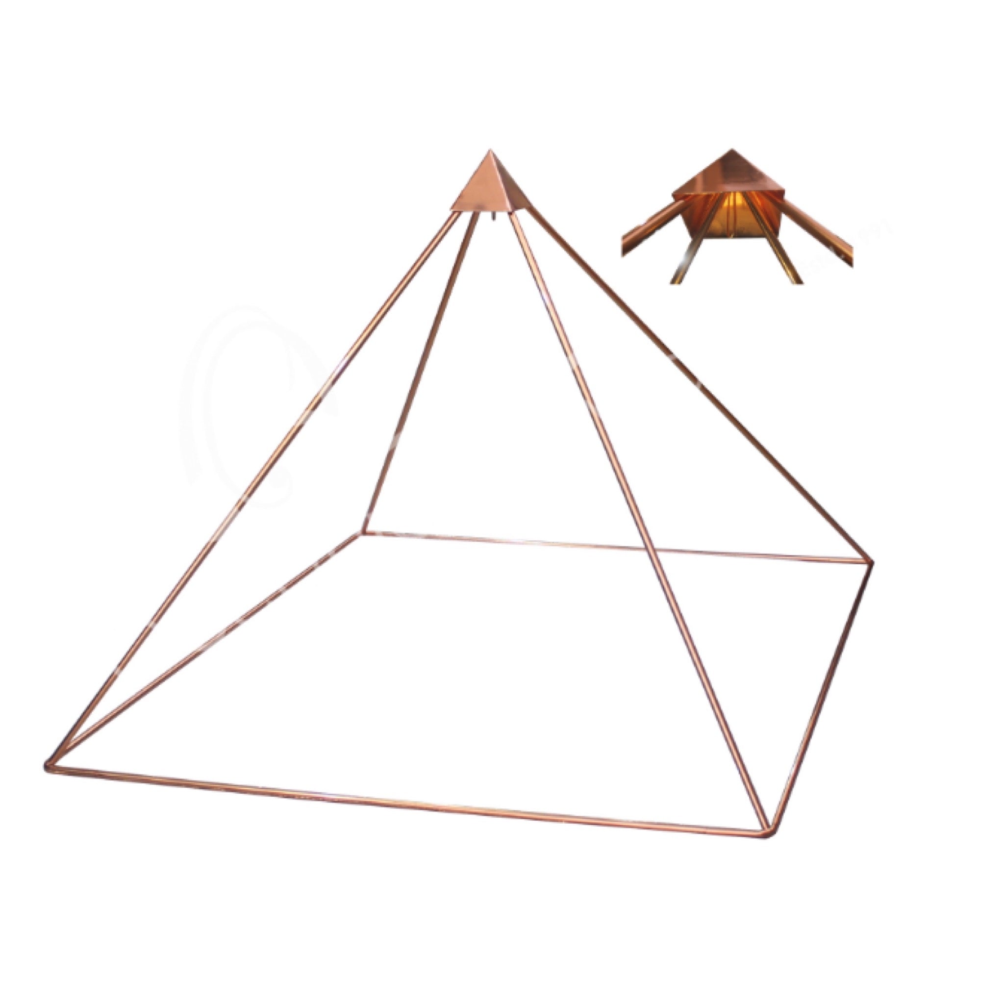 79in Copper Pyramid For Meditation - The Great Pyramid Of Meditation,  Meditation Accessory, Healing Tool