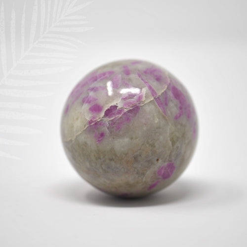Ruby In Tourmaline Sphere